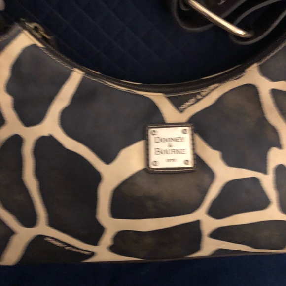 Dooney & Bourke Giraffe Print Handbag Purse with Matching Wallet - Picture 2 of 15